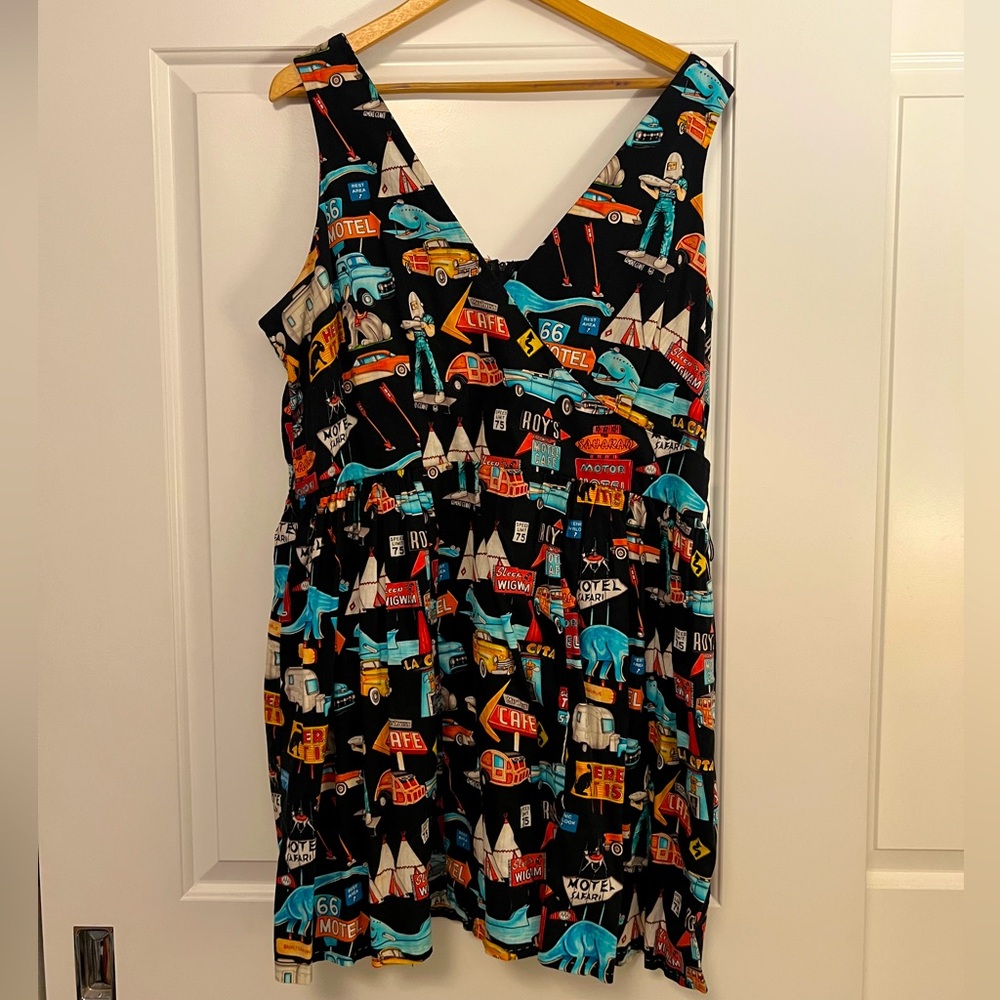 ModCloth Fervour Route 66 Mini Dress